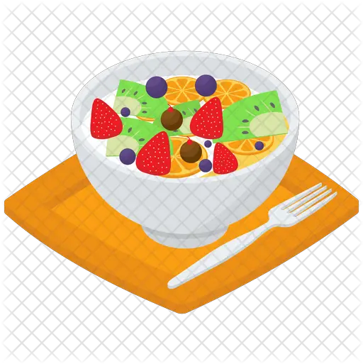 Fruits Salad Bowl Icon Pudding Png Salad Bowl Png