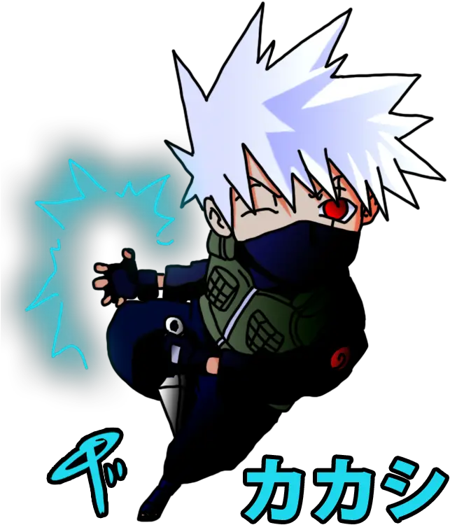 Kakashi Hatake Naruto Uzumaki Chidori Chibi Kakashi Png Kakashi Transparent