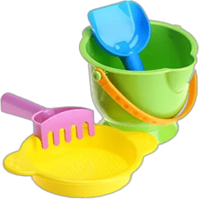 Sand Bucket And Spade Transparent Png Stickpng Transparent Beach Toys Png Bucket Transparent Background