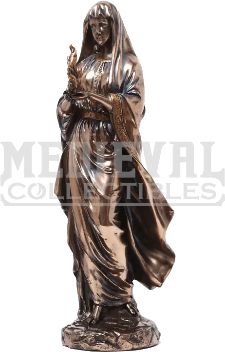 Download Hd Bronze Hestia Statue Hestia Statue Transparent Png Greek Statue Png