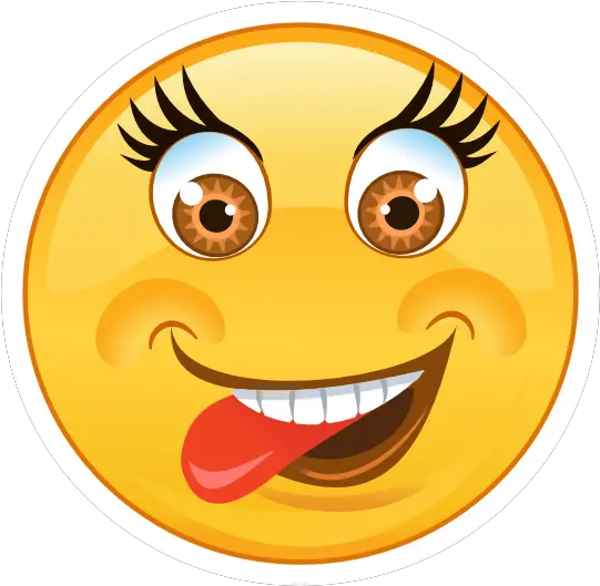 Crazy Tongue Out Emoji Sticker Eyes Big Smile Emoji Png Tongue Out Emoji Png