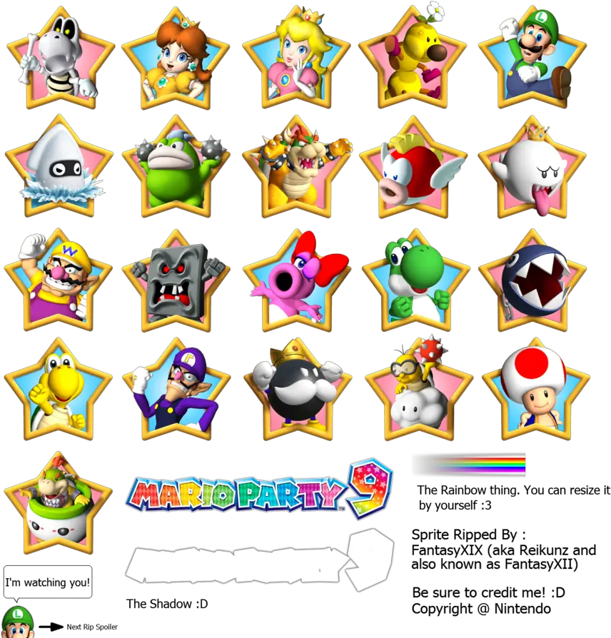 Princess Peach Clipart Mario Party 9 Mario Party Full Png Waluigi Icon