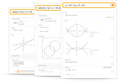 Systems Of Equations Solver Wolframalpha Vertical Png Math Equations Transparent