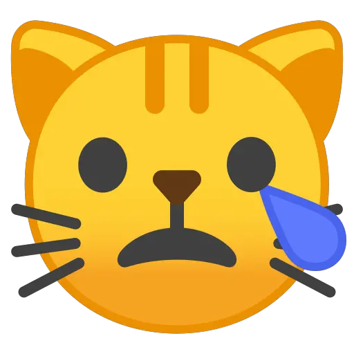 Crying Cat Face Emoji Meaning With Pictures From A To Z Emoji Png Tear Emoji Png