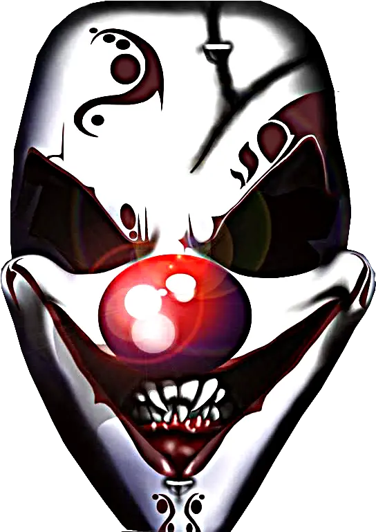 Evil Clown Desktop Wallpaper Art Scary Clown Face Png Evil Png