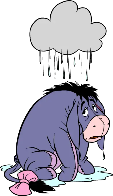 Iejoor Winnie The Pooh Png Image Sad Eor Winnie The Pooh Eeyore Transparent