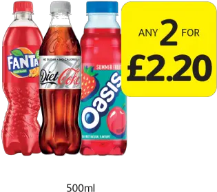 Fanta Diet Coke Oasis Any 2 For 250 At Londis Londis Png Diet Coke Png