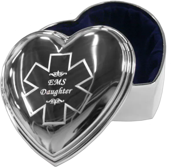 Ems Silver Heart Jewelry Box 35th Ss Police Grenadier Division Png Silver Heart Png