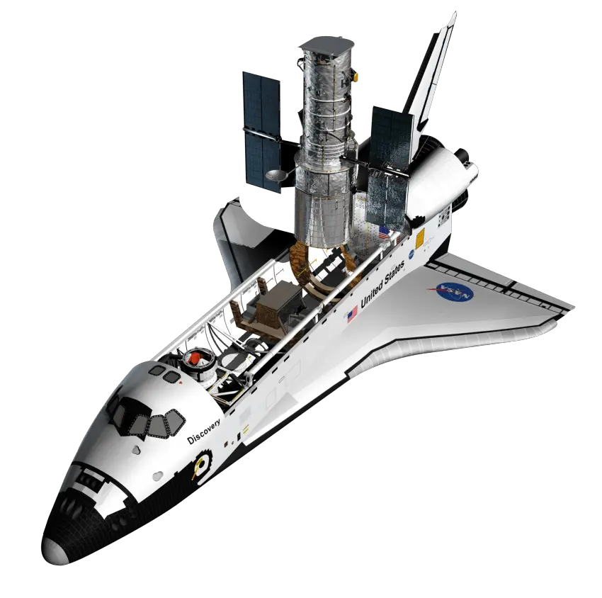 Missile Transparent Png Stickpng Space Shuttle Hubble Telescope Missile Transparent