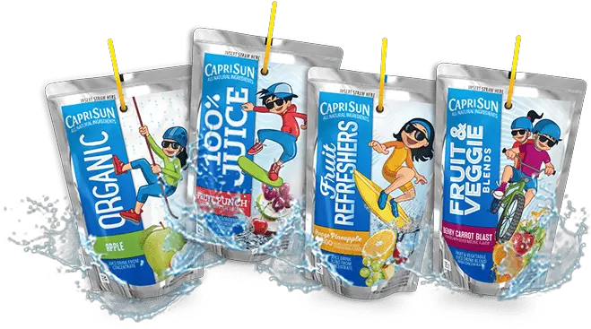 Fruit Drink Pouches Capri Sun Template Free Png Capri Sun Logo