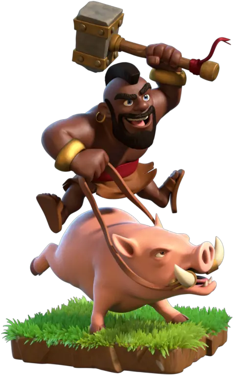 Clash Royale Hog Rider Png Hd Hog Rider In Coc Clash Royale Png