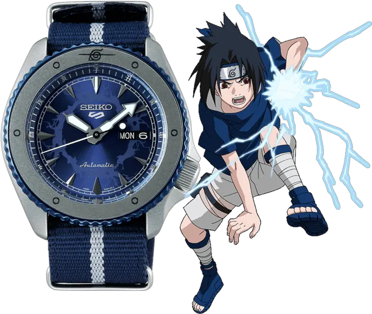 5 Sports Sasuke Uchiha Limited Edition Watch Srpf69k1 Sasuke Watch Png Sasuke Uchiha Png