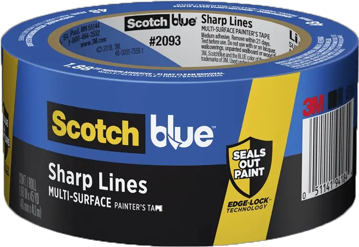 3m Scotch Blue Edge Lock Tape 60yds X 188in Duct Tape Png Scotch Tape Png