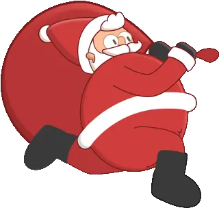 Santa Claus Christmas Sticker Santa Claus Santa Christmas Walking Santa Claus Gif Png Dancing Santa Icon