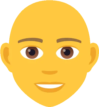 Person Bald People Sticker Person Bald People Joypixels Bald People Png Bald Icon