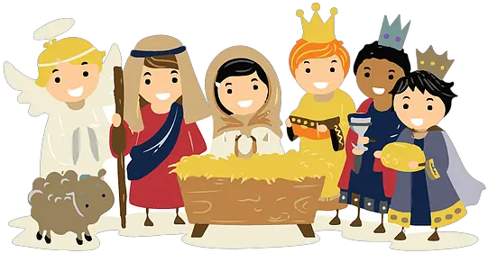 Christmas Pageant Ccspp Nativity Kids Clipart Png Nativity Png
