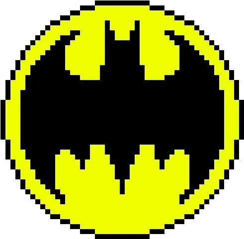 Batman Logo Pixel Art Maker Pixel Art De Puppet Png Batman Logo Png