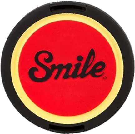 Smile Lens Cap Pin Up 58mm Silver Sanz Png Pin Up Icon
