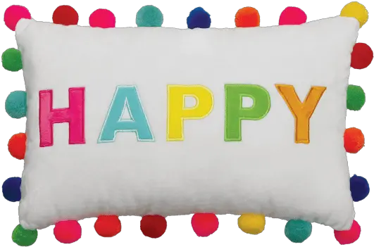 Happy Pom Happy Pillow Png Pom Poms Png