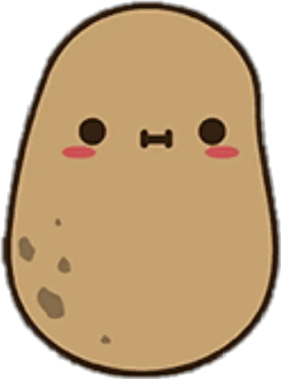 Kawaii Potato Cute Drawing Cartoon Potato Png Kawaii Potato Png