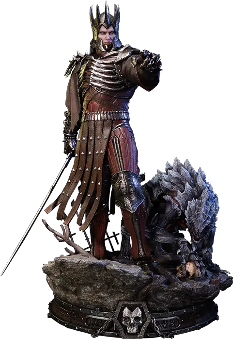 Wild Hunt Eredin Polystone Statue Eredin Statue Png Witcher 3 Logo