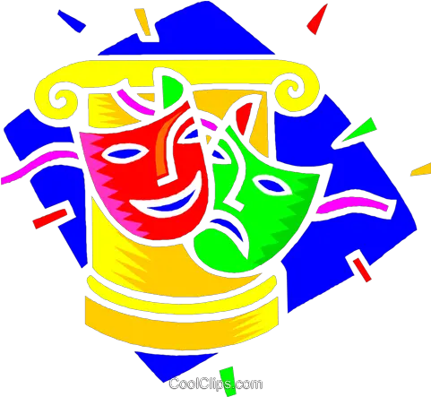 Theatre Drama Royalty Free Vector Clip Art Illustration Png Icon