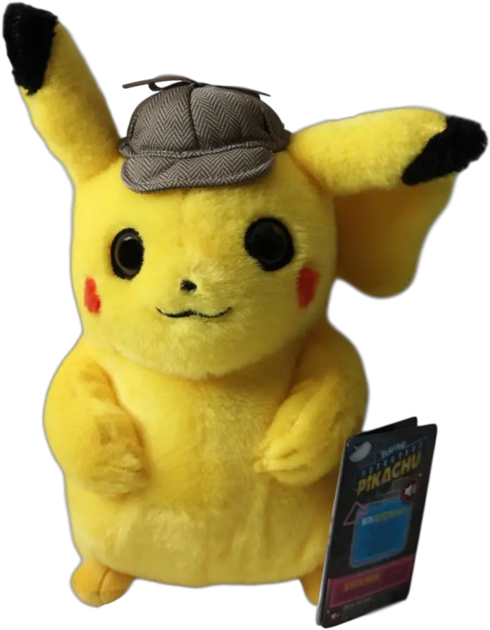 Official Pokemon 8 Plush Detective Pikachu Stuffed Toy Png Detective Pikachu Png