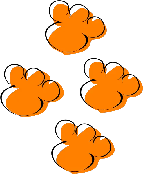 Download Clemson Tiger Paw Clip Art Png Image With No Clemson University Tiger Paw Png