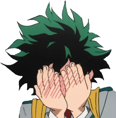 Deku Discord Emoji Png Blush