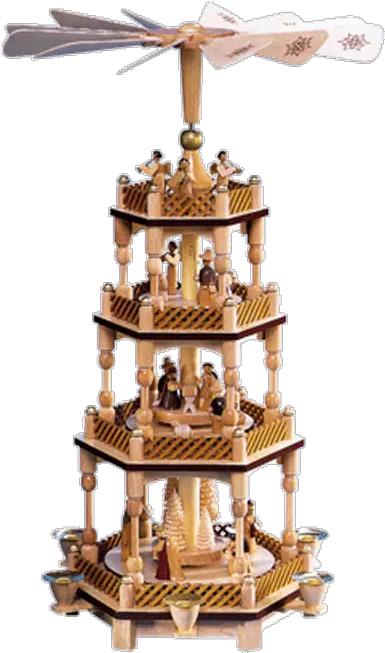 Manger Scene Png Pyramid Manger Scene Pagoda 1698789 Christmas Pyramid Manger Png