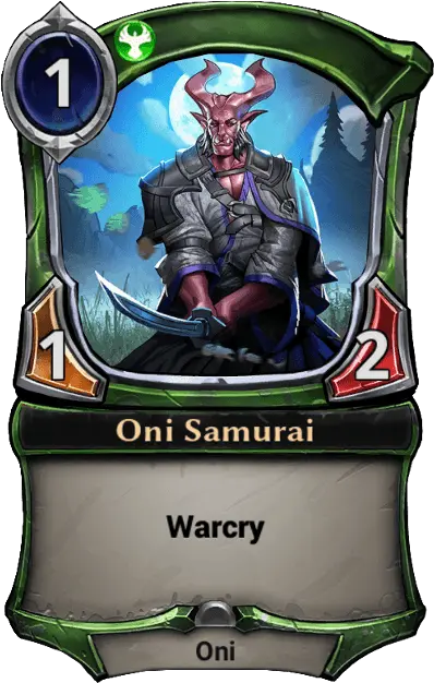 Oni Samurai Eternal Cards Warcry Valkyrie Eternal Card Game Png Oni Png