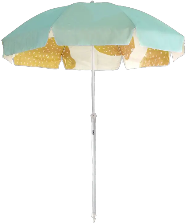 Family Beach Umbrella Green Lemons Shade Png Beach Umbrella Png