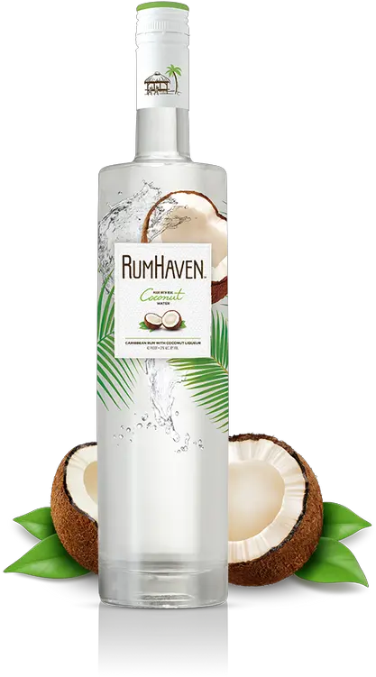 Rumhaven Coconut Rum Liqueur Rumhaven Rum Png Malibu Rum Logo