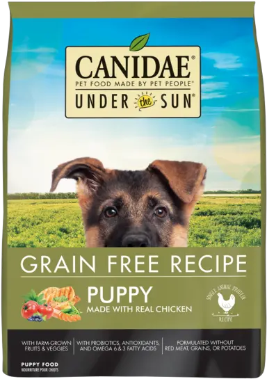 Canidae Under The Sun Puppy Grain Free Chicken Recipe Dry Dog Food Png Real