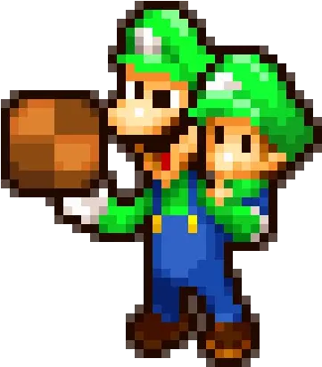 Scratch Studio Luigibaby Luigi And Mrl Studio Baby Luigi Mario And Luigi Partners In Time Png Luigi Transparent