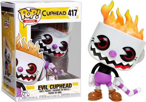 Cuphead Evil Cuphead Pop Vinyl Figure Png Cuphead Png
