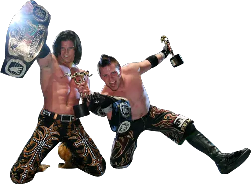 Greatest Wwe Tag Team Champions Day 21 Freakinu0027 Awesome Miz John Morrison World Tag Team Champions Png The Miz Png