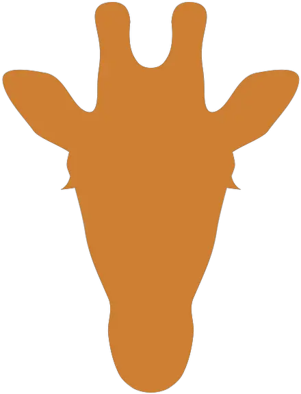 Giraffe Giraffe Head Silhouette Png Head Silhouette Png