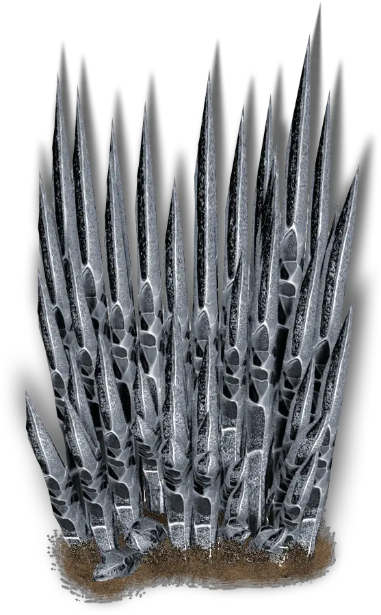 Bronze Sculpture Png Spikes