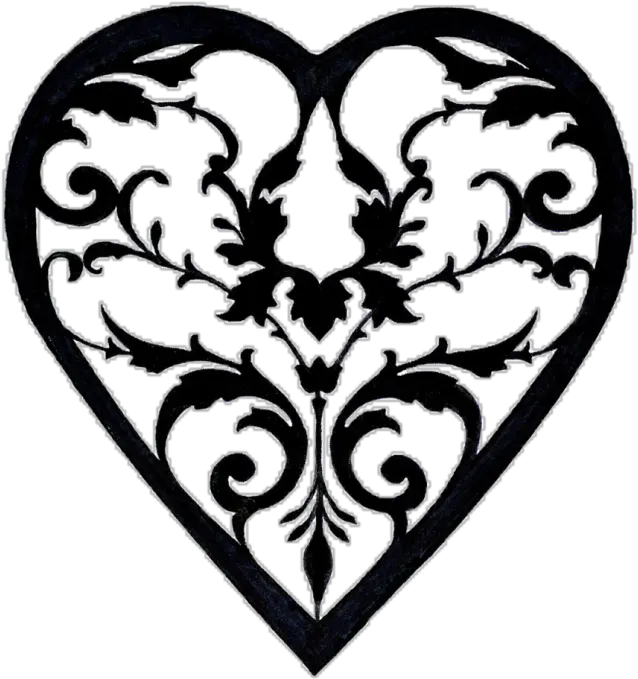 Simple Border Clipart Filigree Heart Filigree Png Filigree Png