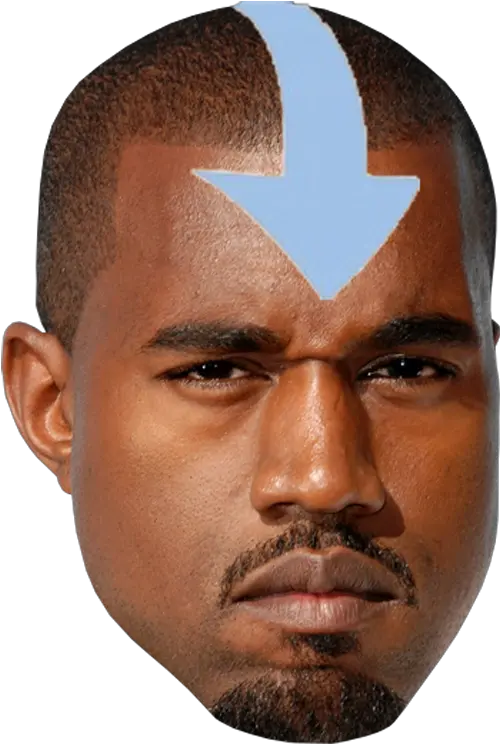 The Last Airbender Kanye Face Png Kanye West Png