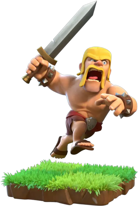 Download Clash Of Clans Barbarian Png Transparent Png Troops Clash Of Clans Clash Png