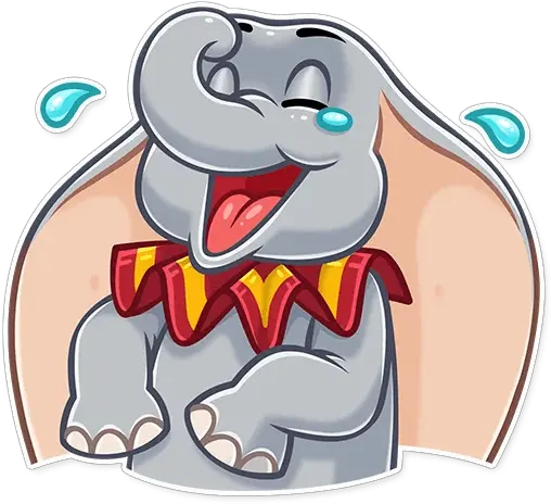 Dumbou201d Stickers Set For Telegram Cartoon Png Dumbo Png