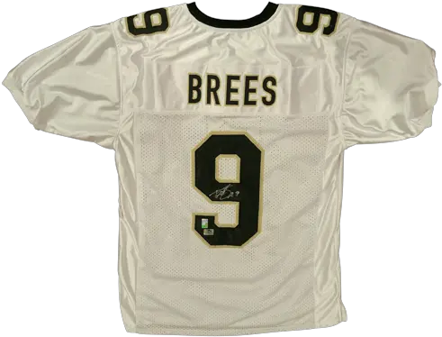 Drew Brees Autographed New Orleans Short Sleeve Png Drew Brees Png