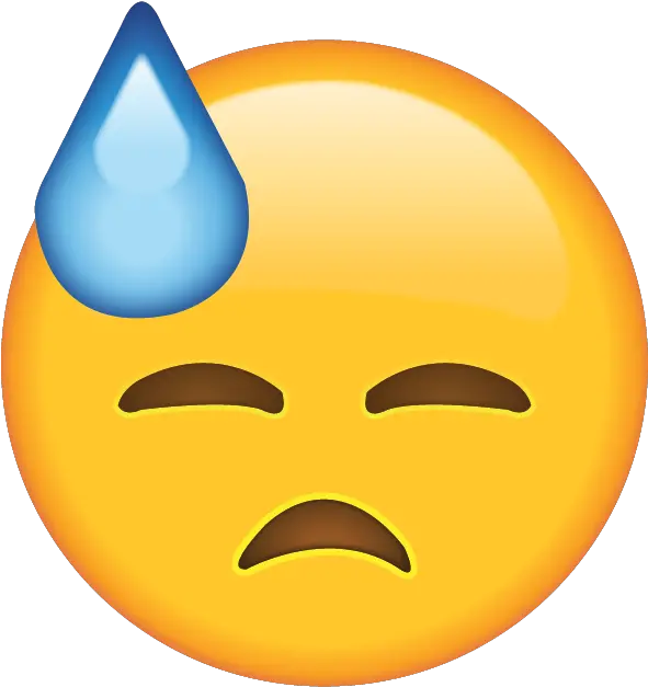 Download Face With Cold Sweat Emoji Cold Sweat Emoji Png Sick Emoji Png