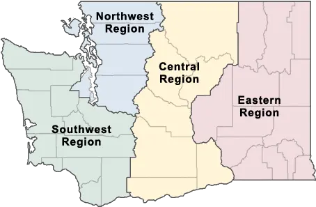 State Map With Links To Ecologyu0027s Four Regions Northwest Gulf Png Alia Shawkat Transparent