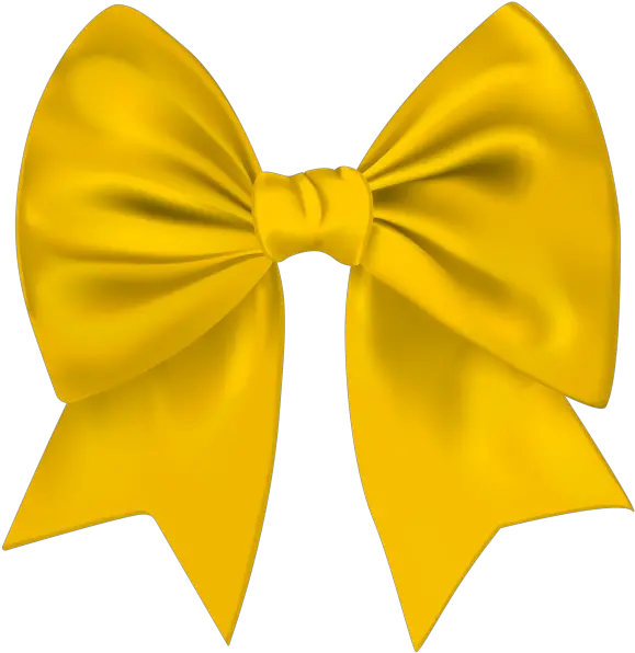 Yellow Bow Transparent Png Image Transparent Background Yellow Ribbon Bow Bow Transparent Background