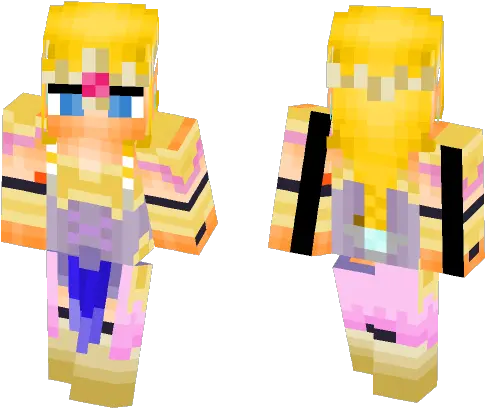 Download Princess Zelda Hyrule Warriors Minecraft Skin For Minecraft Png Princess Zelda Transparent