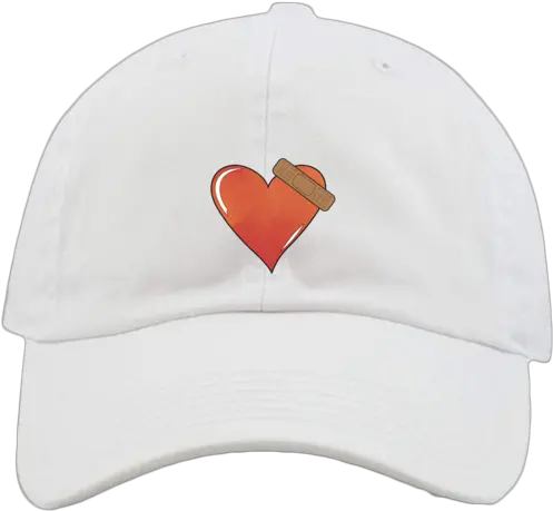 The Heart White Hat Baseball Cap Png White Hat Png