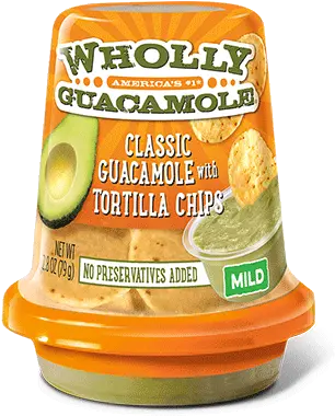 Hot Or Mild This Guacamole Is Ready To Go Packer Wholly Guacamole Snack Cup Png Guacamole Png